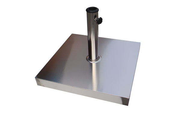 PIE PARASOL INOXIDABLE 30K5106-48X48CM